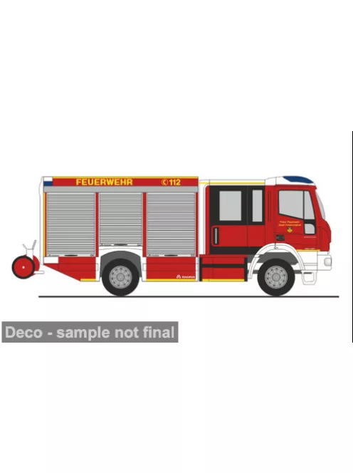 Rietze - Magirus Magirus HLF Team Cab, Feuerwehr Friedrichsthal, 1:87