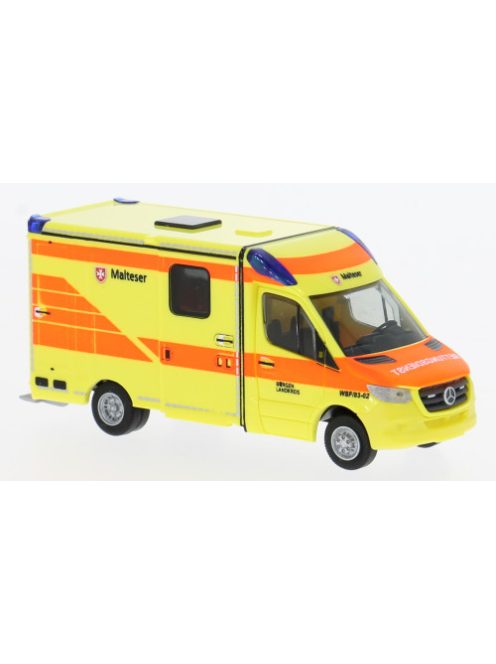 Rietze - System Strobel RTW, 2018, Malteser Weißenfels, 1:87