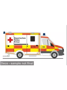   Rietze - Wietmarscher Ambulanzfahrzeug RTW, 2018, BRK KV Passau, 1:87