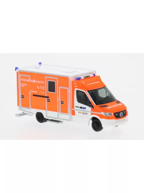 Rietze - GSF RTW, 2018, Rettungsdienst Stadt Münster, 1:87