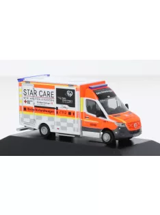   Rietze - Wietmarscher Ambulanzfahrzeuge RTW, 2018, Baby - Notarztwagen Esslingen, 1:87