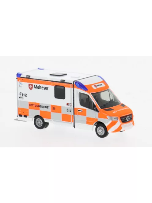 Rietze - System Strobel RTW, 2018, Malteser Marburg, 1:87