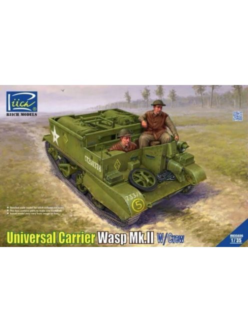 Riich Models - Universal Carrier Wasp Mk.IIC w/Crew are included in the first batch of produ
