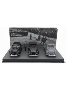   Riomodels - Volkswagen Set 3X Beetle Kafer Kdf-Wagens Presentation 26-May-1938 Black Grey
