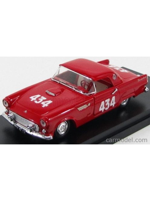Rio-Models - Ford Usa Thunderbird Coupe N 434 Mille Miglia 1957 Smadsa - Raselli Red