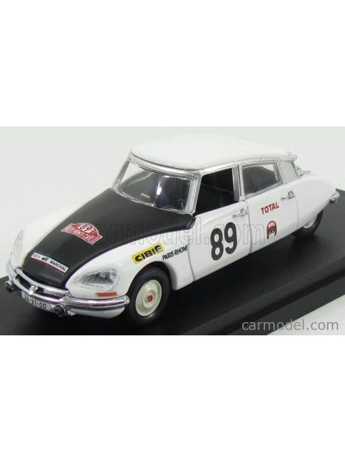 Rio-Models - Citroen Ds21 N 89 Rally Montecarlo 1970 Marcus - Bryde - Braein White Black