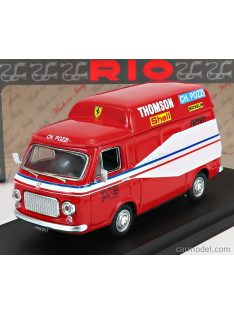   Rio-Models - Fiat 238 Van Assistenza Corse Ferrari Ch Pozzi 24H Le Mans 1978 Red White