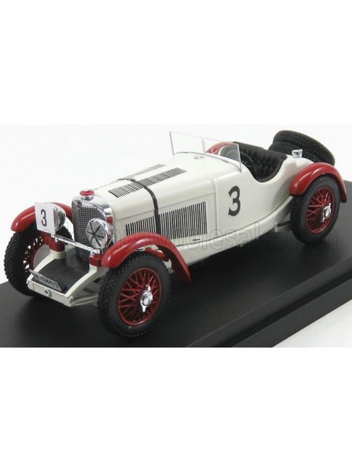 Rio-Models - MERCEDES BENZ SSK N 3 WINNER IRISH GP 1930 R.CARACCIOLA WHITE BORDEAUX