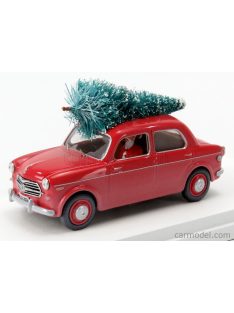   Rio-Models - Fiat 1100/103 1954 - Christmas Edition 2020 - Con Babbo Natale - With Figure Santa Claus Red