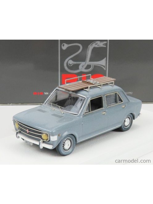 Rio-Models - Fiat 128 Con Sci 1970 - Winter Vacation With Ski Grey