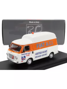   Rio-Models - FIAT 238 TETTO ALTO VAN ACI ASSISTENZA VACANZE 1970 WHITE ORANGE
