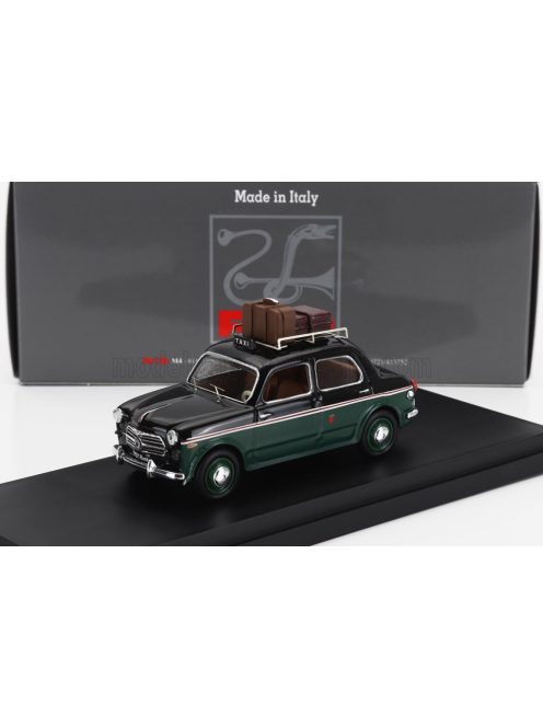 Rio-Models - FIAT 1100 TAXI ROMA 1956 BLACK GREEN