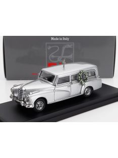   Rio-Models - MERCEDES BENZ 300D HEARSE - CARRO FUNEBRE - FUNERAL CAR 1960 SILVER