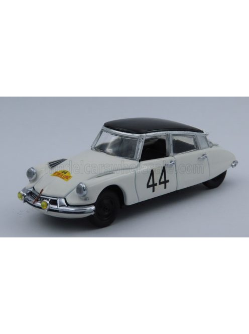 Rio-Models - CITROEN DS19 N 44 WINNER RALLY TOUR DE CORSE 1961 RENE TRAUTMANN - JEAN CLAUDE OGIER WHITE BLACK