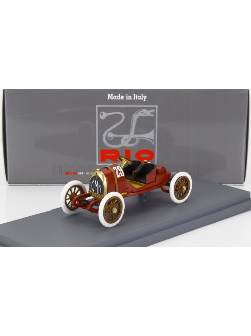 Rio-Models - CMN FIRST RACE ENZO FERRARI - COSTRUZIONI MECCANICHE NAZIONALI 15/20 HP N 29 PARMA-POGGIO DI BERCETO 1919 RED