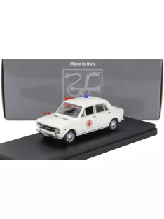   Rio-Models - FIAT 128 C.R.I. CROCE ROSSA ITALIANA AMBULANCE 1970 WHITE