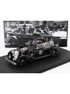   Rio-Models - MERCEDES BENZ NOW WITH 5 FIGURES - 770K OPEN - AFTER WON WAR HITLER'S CAR WITH AMERICAN SENATORS - DACHAU GERMANY 25 MAY 1945 - L'AUTO DI HITLER REQUISITA ED UTILIZZATA DAI SENATORI AMERICANI A GUERRA APPENA VINTA - DACHAU GERMANIA 
