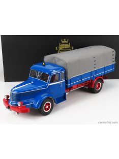   Road-Kings - Krupp Titan Swl80 Truck Canvas Top Telonato 2-Assi 1950 Blue Red