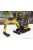 Ros-Model - Yanmar Sv60 Escavatore Cingolato - Tractor Hydraulic Mini Excavator Yellow Grey