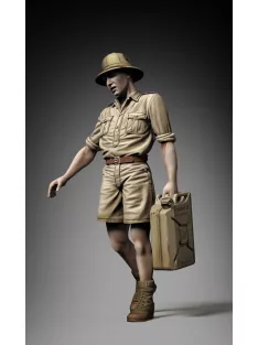   Royal Model - German DAK soldier holding jerrycan  3D printed