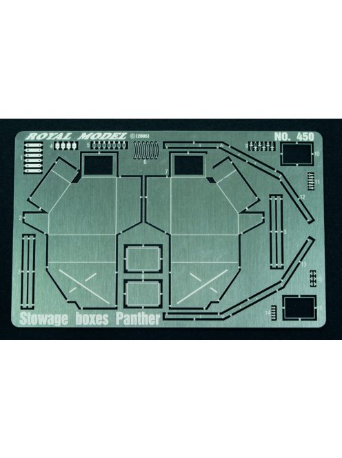Royal Model - Stowage Boxes Panther & Jagdpanther