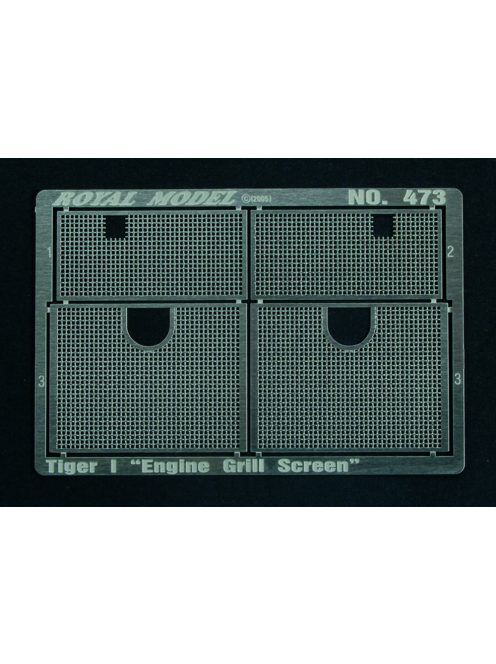 Royal Model - Engine Grill Screen Tiger I (for Dragon kit)