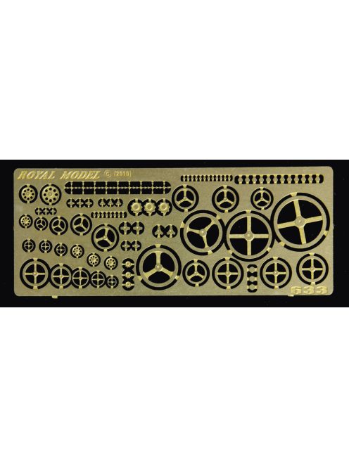 Royal Model - Assorted handwheels (all scale)