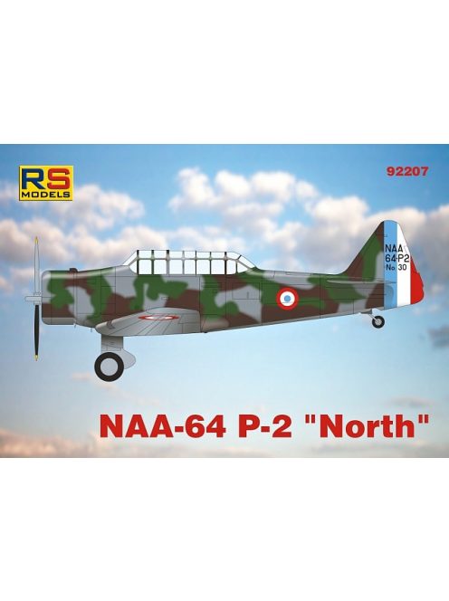 RS Models - Plastikový model letadla 1/72 NAA-64 P-2 "North" 5 decal v. for France, Luftwaffe