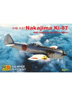   RS Models - Plastikový model letadla 1/72 Nakajima Ki-87-I 4 decal v. for Japan