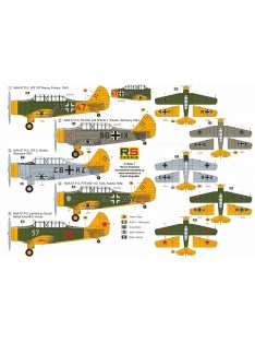   RS Models - Plastikový model letadla 1/72 NAA-57 "Luftwaffe" 5 decal v. for Luftwaffe