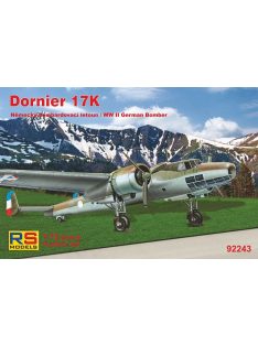  RS Models - Plastikový model letadla 1/72 Dornier 17 K 4 decal v. for Yugoslavia, Hungary, Bulgaria