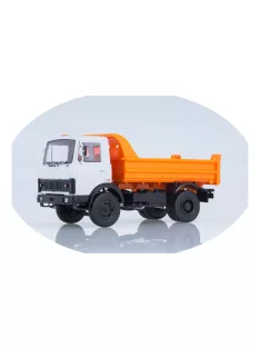   Russiantrucks - Maz-5551 Dump Truck (Old Version) /White-Orange/ - Russian Trucks