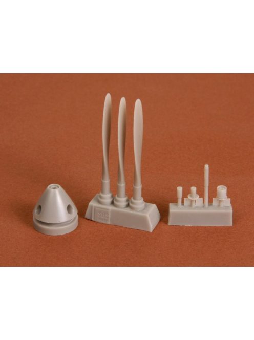 SBS Model - 1/48 P-39 Airacobra propeller set (Curtiss) - Resin for Hasegawa/Eduard