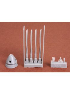   SBS Model - 1/48 P-39Q Airacobra 4-blade propeller set (Aeroproduct) - Resin for Hasegawa/Eduard