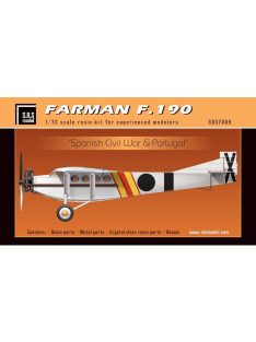   SBS Model - 1/72 Farman F.190 ' Spanish Civil War & Portugal' - Resin+PE+decal - Full resin kit