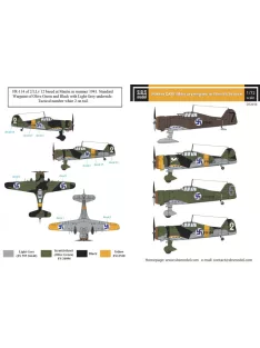   SBS Model - 1/72 Fokker D.XXI (Mercury engine) Finnish Air Force WW II - Decals for MPM/SH