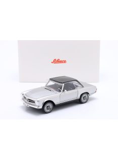   Schuco - MERCEDES BENZ 280SL PAGODA SPIDER (W113) 1968 SILVER BLACK