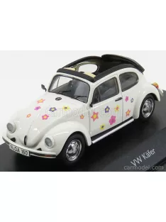   Schuco - Volkswagen Beetle Kafer Blumen Cabriolet Open 1958 White