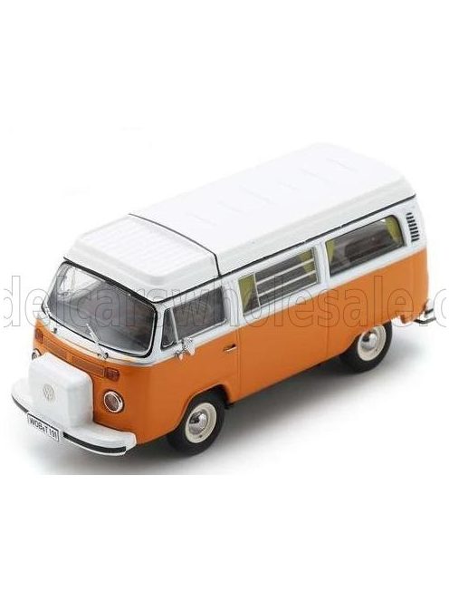 Schuco - VOLKSWAGEN T2b CAMPER VAN 1962 ORANGE WHITE