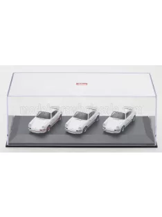  Schuco - PORSCHE SET 3X 911 CARRERA RS 2.7 COUPE 1973 - 50th ANNIVERSARY WHITE RED BLUE GREEN