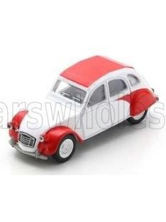 Schuco - CITROEN 2CV 1976 WHITE RED