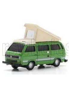 Schuco - VOLKSWAGEN T3b CAMBPINGBUS 1978 GREEN BEIGE