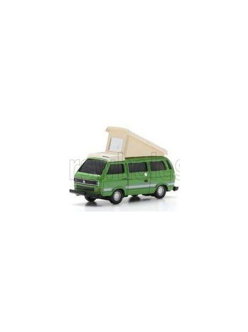 Schuco - VOLKSWAGEN T3b CAMBPINGBUS 1978 GREEN BEIGE