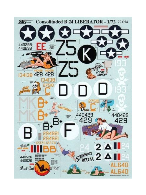 Skymodels - Consolidated B-24D/B-24H/B-24J Liberator