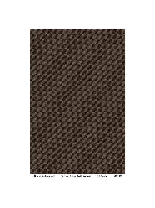SM1124 Carbon Fiber Twill Weave Black