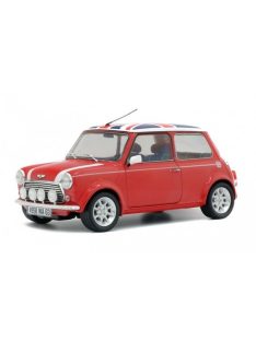 Solido - 1:18 MINI COOPER SPORT 1997 - RED + FLAG - SOLIDO