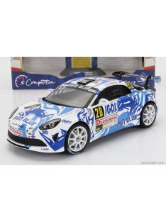   Solido - Renault A110 Alpine (Night Version) N 28 Rally Du Var 2021 P.Delecour - S.De Castelli White Blue