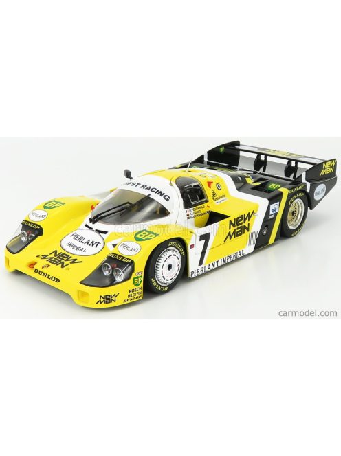 Solido - Porsche 956L Turbo Team Newman Joest Racing N 7 Winner 24H Le Mans 1984 K.Ludwig - H.Pescarolo - S.Johansson Yellow Black
