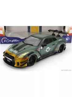   Solido - Nissan Gt-R (R35) Type 2 Liberty Walk Lb Works Coupe 2018 Military Green Yellow