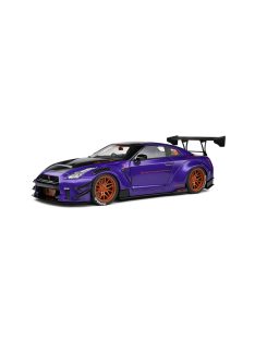   Solido - 1:18 NISSAN GT-R (R35) W/ LIBERTY WALK BODY KIT 2.0 PURPLE 2022 -SOLIDO